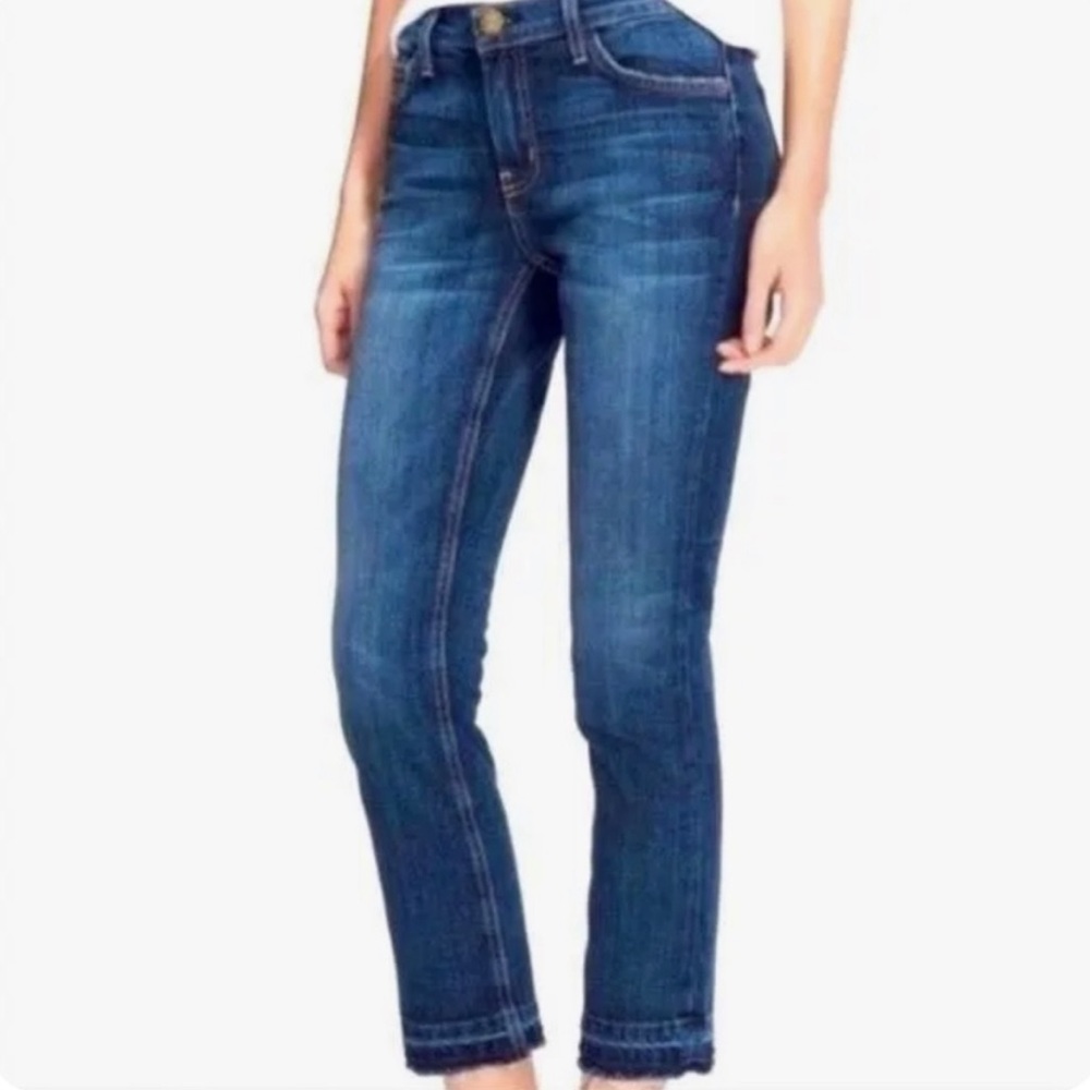 Anthropologie pilcro and the letterpress script raw hem jeans